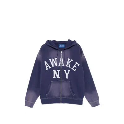 Awake Collegiate Arch Hoodie In Blue