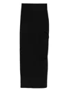 A.w.a.k.e. Cut-out-detail Skirt In Black