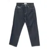 A.w.a.k.e. Contrast-stitch Straight-leg Jeans In Black