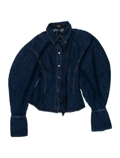 Pre-owned A.w.a.k.e. Denim Jacket In Blue