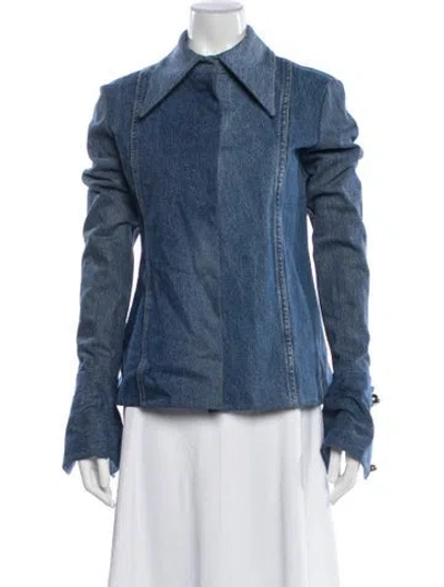 Pre-owned A.w.a.k.e. Denim Jacket In Blue