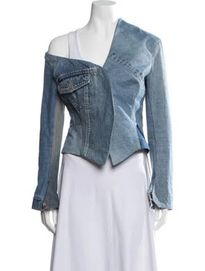 Pre-owned A.w.a.k.e. Denim Jacket In Blue