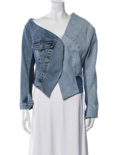 Pre-owned A.w.a.k.e. Denim Jacket In Blue