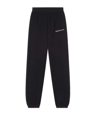 Awake Elastic Waistband Sweatpants In Black