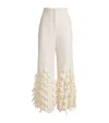 A.w.a.k.e. Fringe Wide-leg Trousers In White
