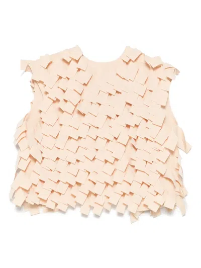 A.W.A.K.E. FRINGED CROP TOP