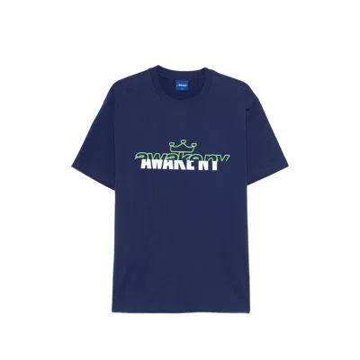 Awake Headcrack Champs Logo-detail T-shirt In Purple