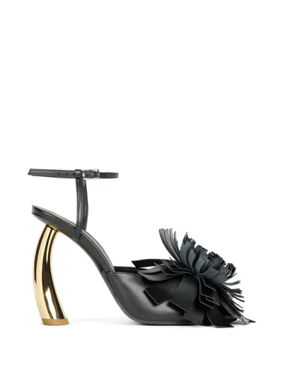 A.w.a.k.e. Justine Pom-pom Pumps In Multi