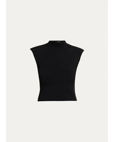 A.w.a.k.e. Knit Sleeveless Top In Black