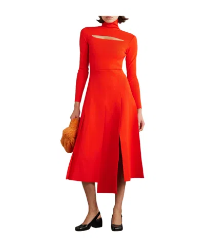 A.w.a.k.e. Knitted Dress In Red