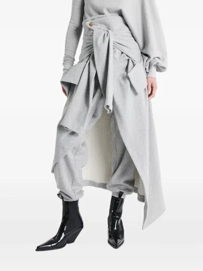A.w.a.k.e. Jogginghose Im Layering-look In Gray