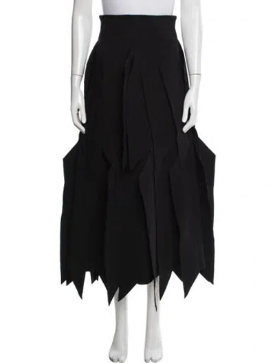 Pre-owned A.w.a.k.e. Long Skirt In Black