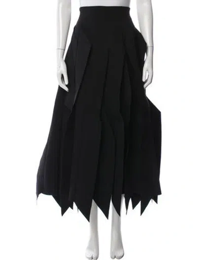 Pre-owned A.w.a.k.e. Long Skirt In Black