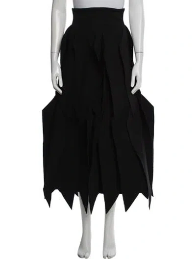Pre-owned A.w.a.k.e. Long Skirt In Black
