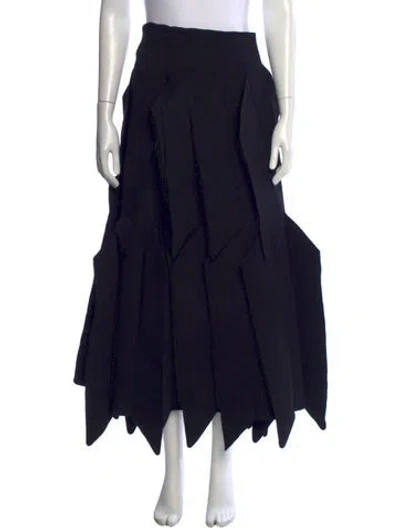 Pre-owned A.w.a.k.e. Long Skirt In Blue