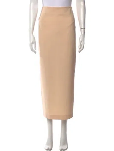 Pre-owned A.w.a.k.e. Long Skirt In Neutral
