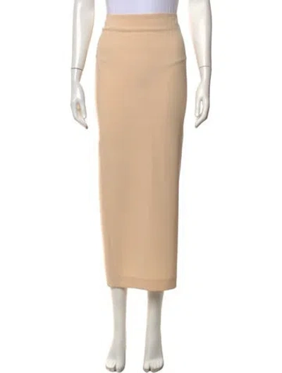 Pre-owned A.w.a.k.e. Long Skirt In Neutrals