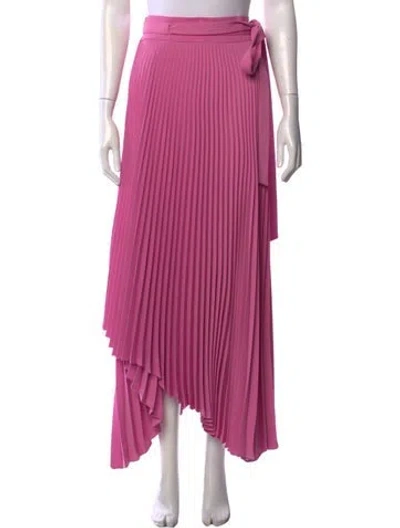 Pre-owned A.w.a.k.e. Long Skirt In Pink