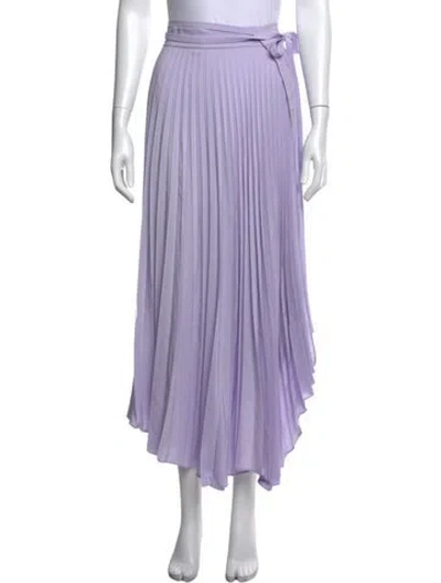 Pre-owned A.w.a.k.e. Long Skirt In Purple