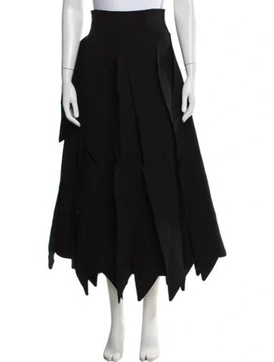 Pre-owned A.w.a.k.e. Long Skirt W/ Tags In Black