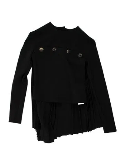 Pre-owned A.w.a.k.e. Long Sleeve Top In Black
