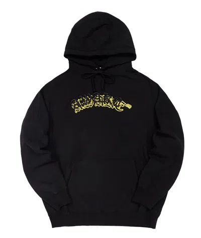 Pre-owned Awake Men's  Embroidered Double Varsity Hoodie In Black