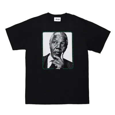 Pre-owned Awake Men's  Mandela Tee Shirt In Black