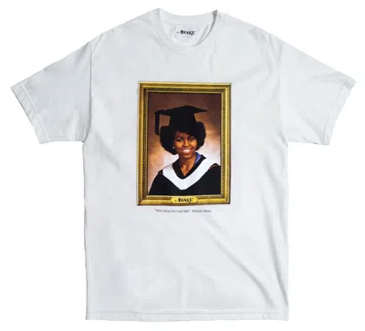 Pre-owned Awake Men's  Michelle Tee Shirt In White