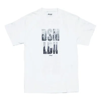 Pre-owned Awake Men's  Spring 2019 Dsm London Tee Shirt In White