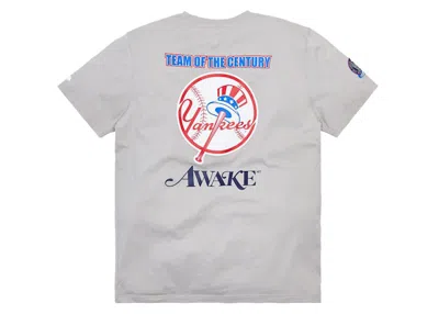 Pre-owned Awake Men's  Subway Series Yankees T-shirt In Gray