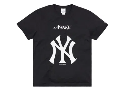 Pre-owned Awake Men's  Subway Series Yankees Vs. Mets T-shirt In Black