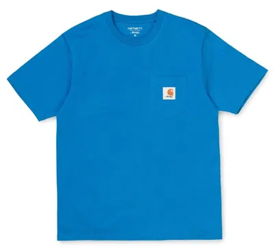 Pre-owned Awake Men's  X Carhartt Wip T-shirt In Blue
