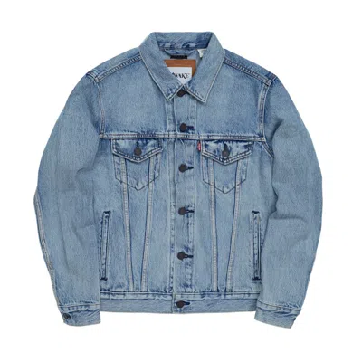 Pre-owned Awake Men's  X Carlton Yaito Jean Jacket In Blue