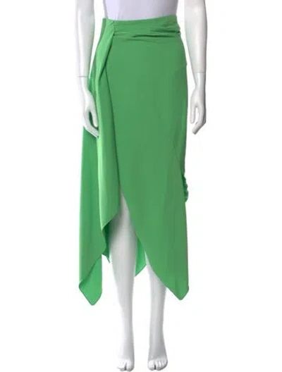 Pre-owned A.w.a.k.e. Midi Length Skirt In Green