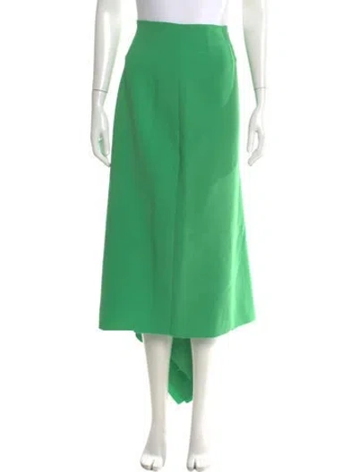 Pre-owned A.w.a.k.e. Midi Length Skirt In Green