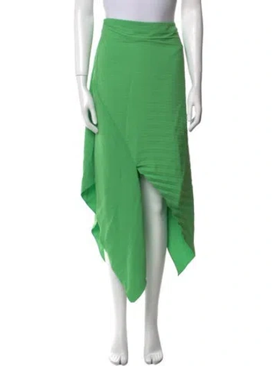 Pre-owned A.w.a.k.e. Midi Length Skirt W/ Tags In Green