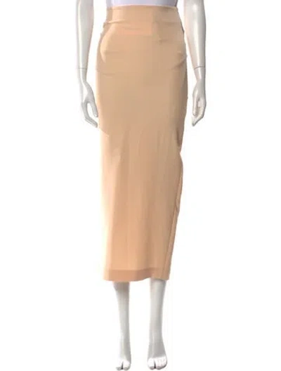 Pre-owned A.w.a.k.e. Midi Length Skirt W/ Tags In Neutral