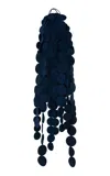 A.w.a.k.e. Mode Multi Circle Knit Top In Blue