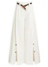 A.w.a.k.e. A.w.a.k.e Mode Split Cotton-poplin Trousers In White