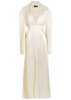A.w.a.k.e. A.w.a.k.e Mode Tuxedo-effect Satin Gown