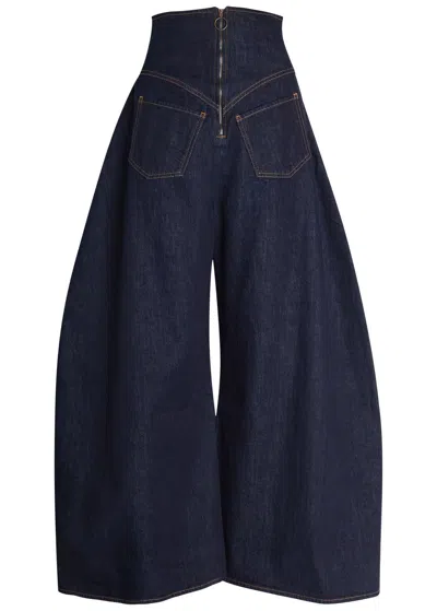 A.w.a.k.e. A.w.a.k.e Mode Wide-leg Jeans In Blue