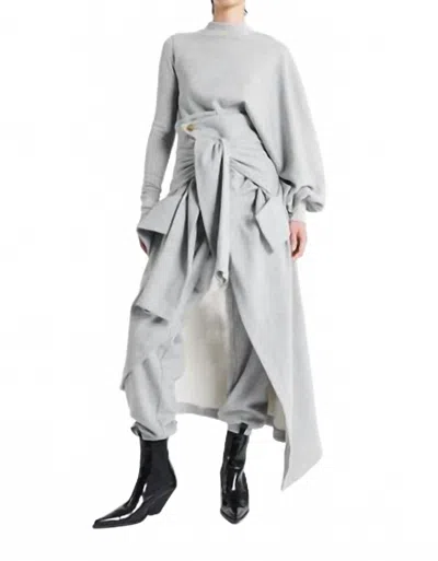 Awake Modern Jersey Jogger With Shirt Skirt In Gray