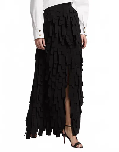 A.w.a.k.e. Multi Rectangle Skirt In Black
