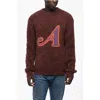 Awake New York Bouclè Crew-neck Sweater With Contrasting Detail