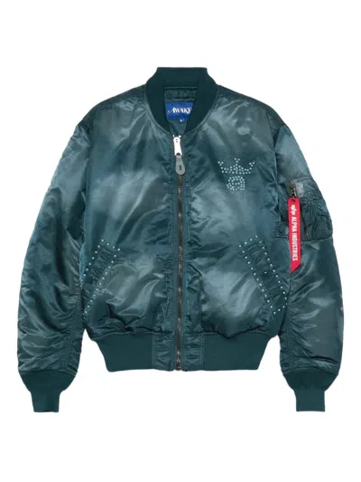 Awake Ny Alpha N3-b Parka In Blue