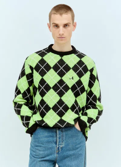AWAKE NY ARGYLE SWEATER