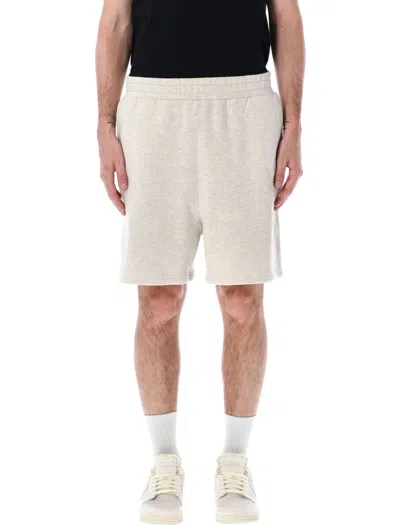 Awake Ny Mens Grey Awake Brand-embroidered Cotton-jersey Shorts