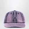 Awake Ny Jeans-baseballkappe Mit Logo-stickerei In Purple