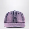 Awake Ny Jeans-baseballkappe Mit Logo-stickerei In Purple