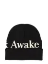 Awake Ny Folded-brim Beanie Hat In Black